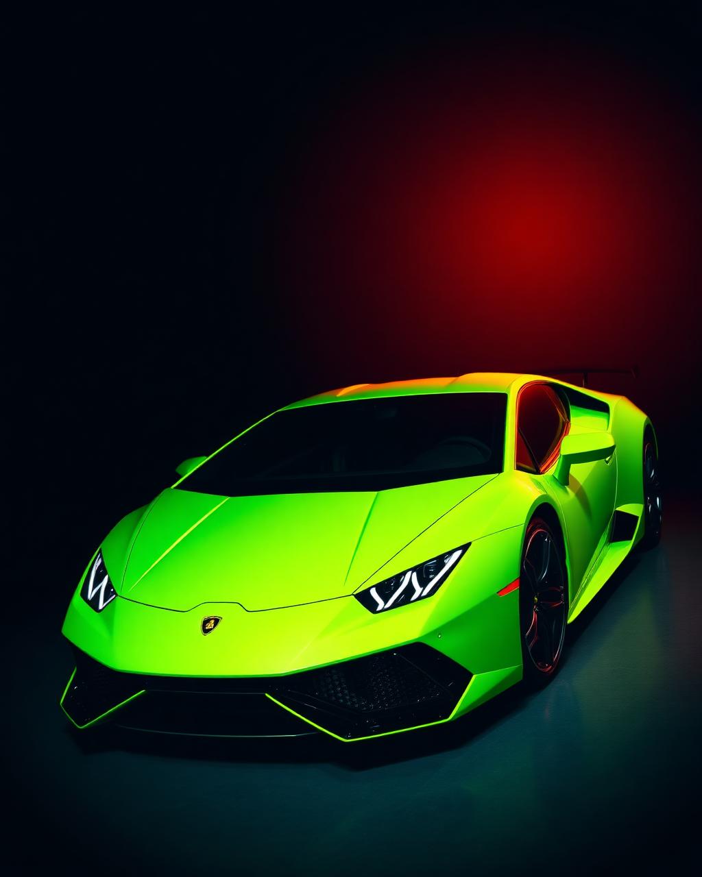 Verde Mantis — Lamborghini campaign visual